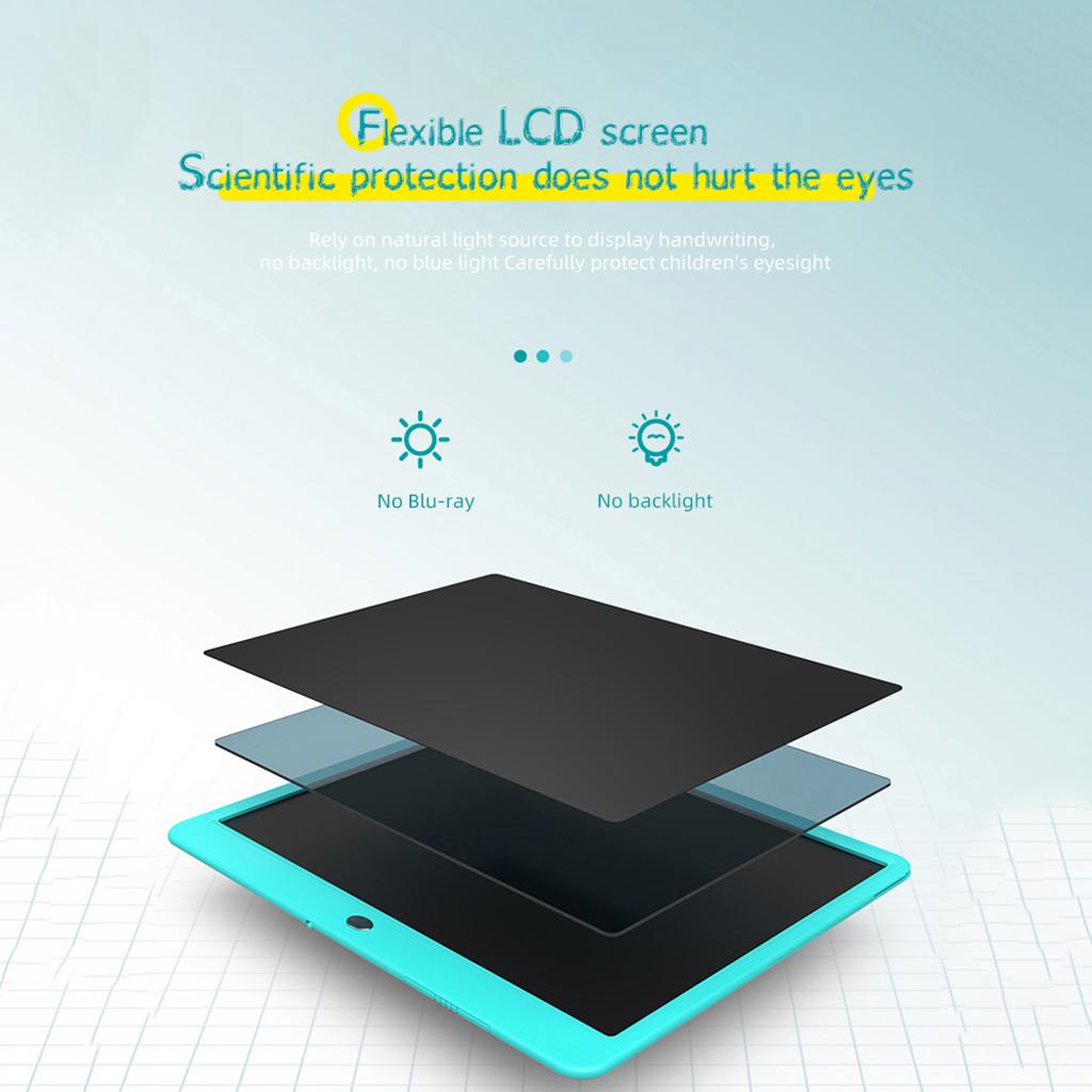 15" LCD Writing Tablet Drawing Pad Scribbler eWriter Notepad for Kids Electronic Home Office