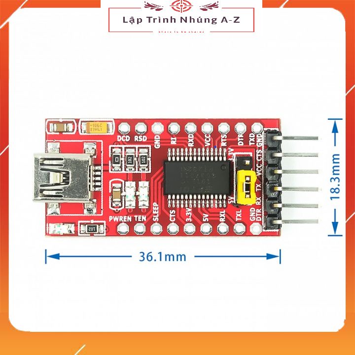 [Lập Trình Nhúng A-Z][128] Module Chuyển USB Qua UART TTL FT232RL