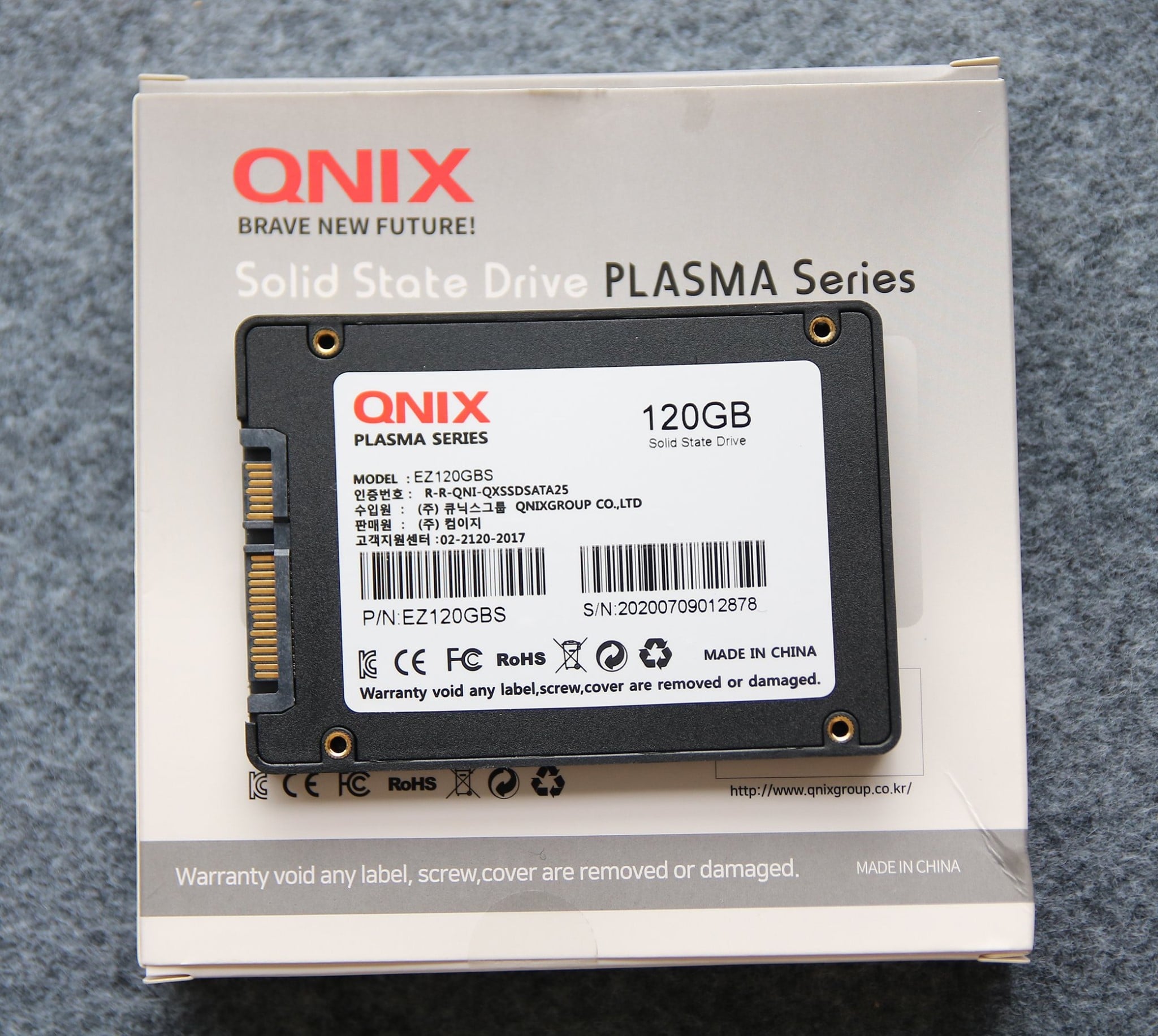 Ổ Cứng SSD chính hãng 120GB QNIX Plasma Series Sata III 6Gbit/s, 2.5 Inch, new 100%,  BH 36 tháng