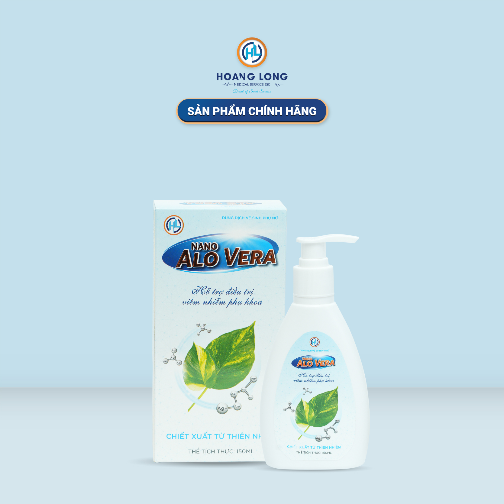 Dung Dịch Vệ Sinh Nano AloVera Chai Lớn - Hỗ Trợ Điều Trị Viêm Nhiễm Phụ Khoa