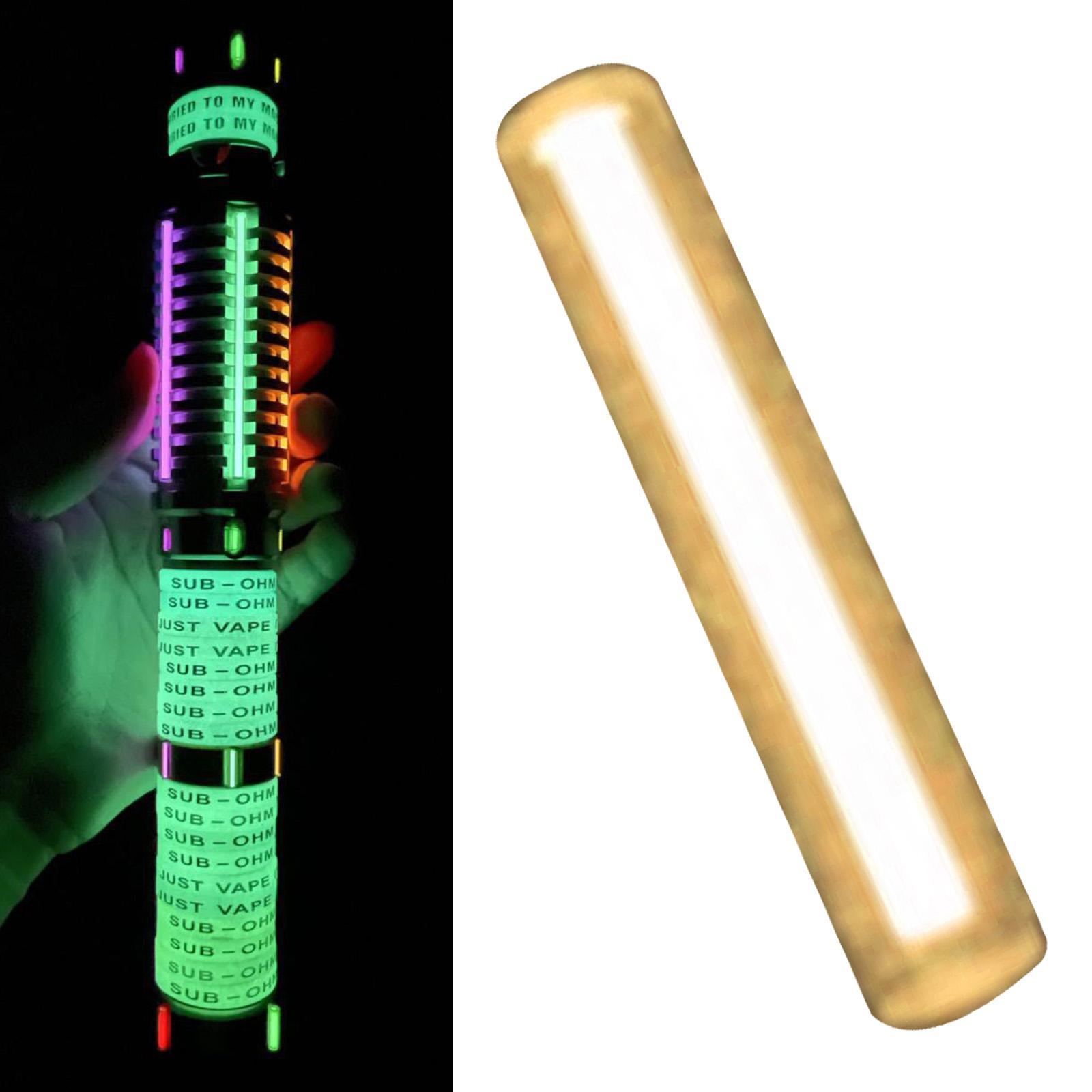 Glass Luminous Tube Self Glow in The Dark Substitute for Tritium Tube for Keychain