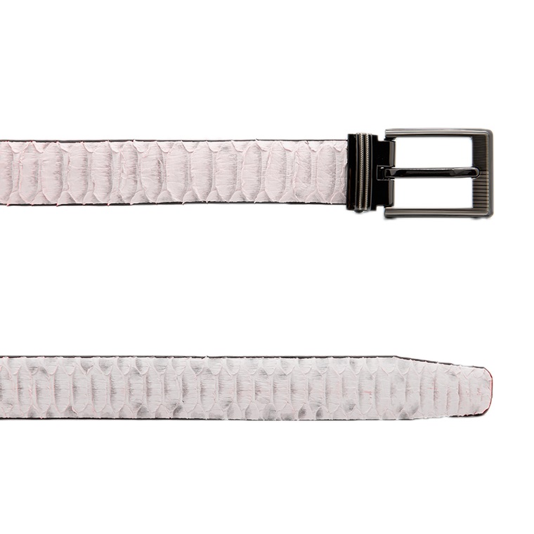 HC5311-12-13-14 - Dây thắt lưng nữ da trăn Huy Hoàng 2,5P Vip màu trắng, da nguyên thủy, đen, nâu