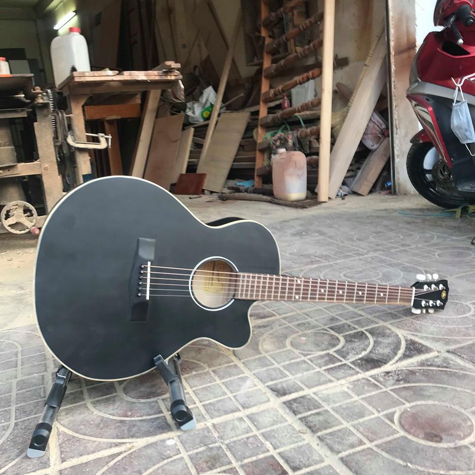 Đàn guitar acoustic có ty ET-075SV Tặng kèm bao da 3 lớp