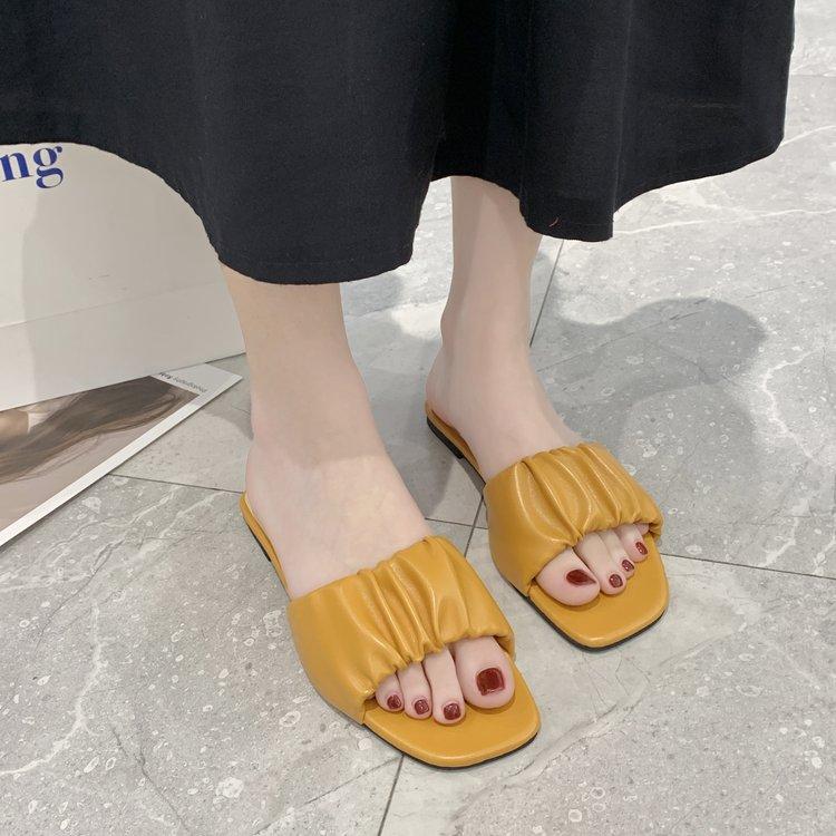 Dép quai ngang phong cách Hàn Quốc sành điệu cho nữ