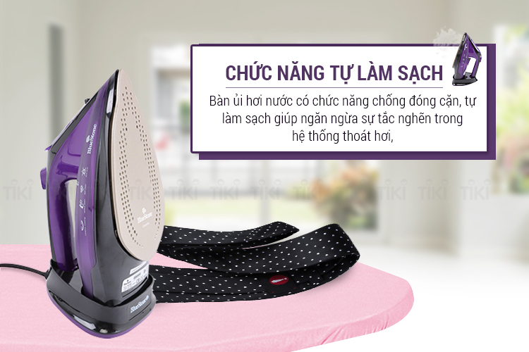 Bàn Ủi Hơi Nước không dây Bluestone SIB-3854 (2400W) - Hàng chính hãng