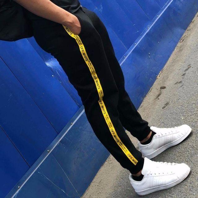 XẢ KHO_ Quần JOGGER Nam Nữ sọc chữ