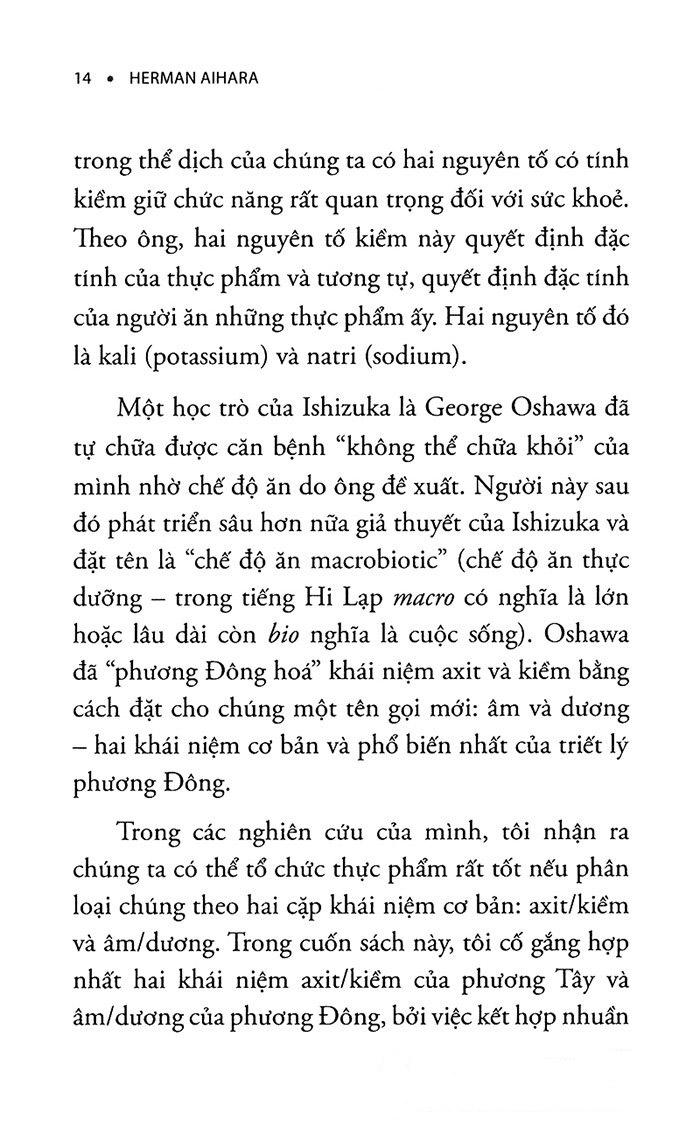 Axit Và Kiềm Trong Thực Dưỡng