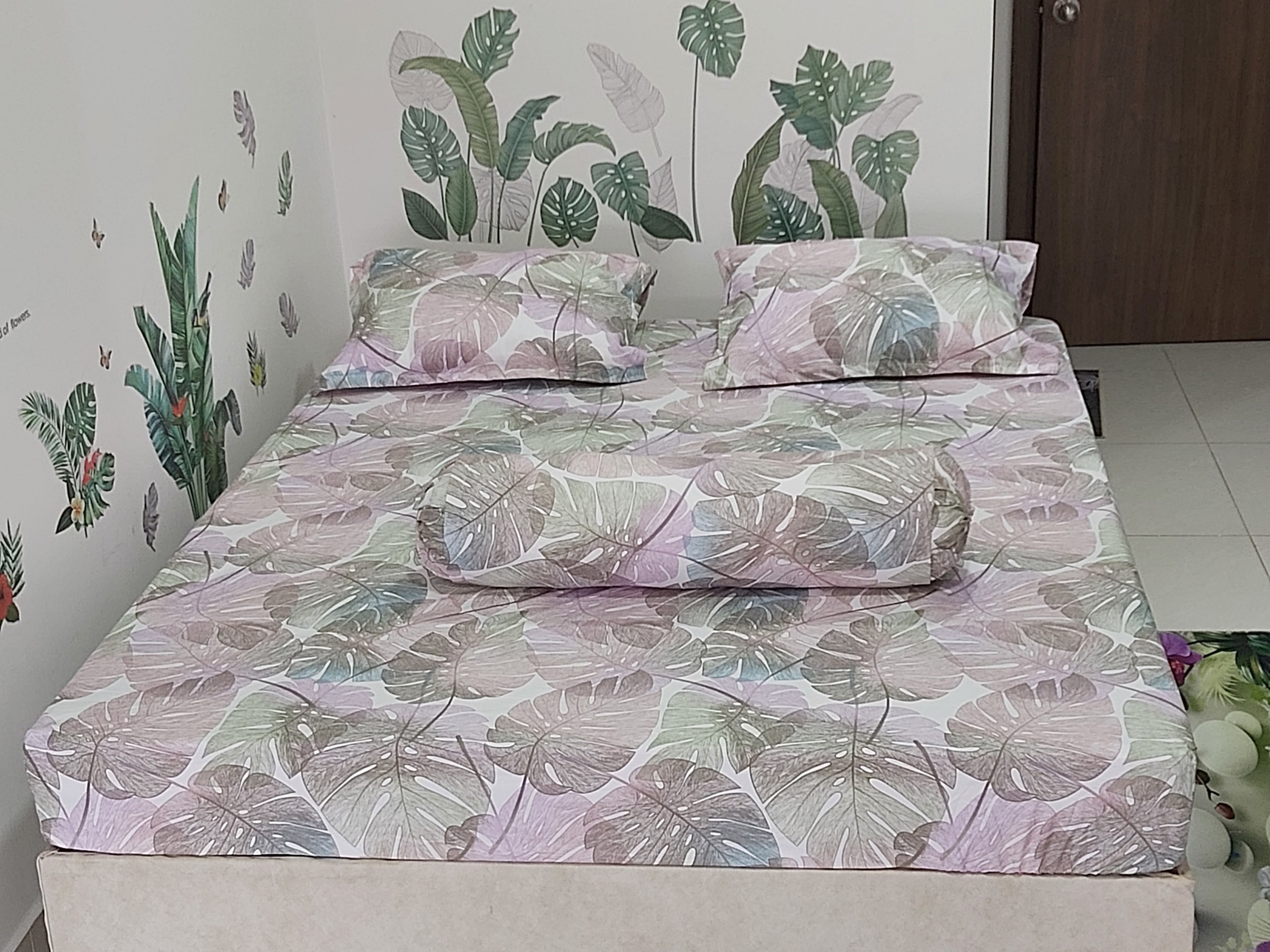 Bộ ga gối vải Microtex - Drap24 - CTL05