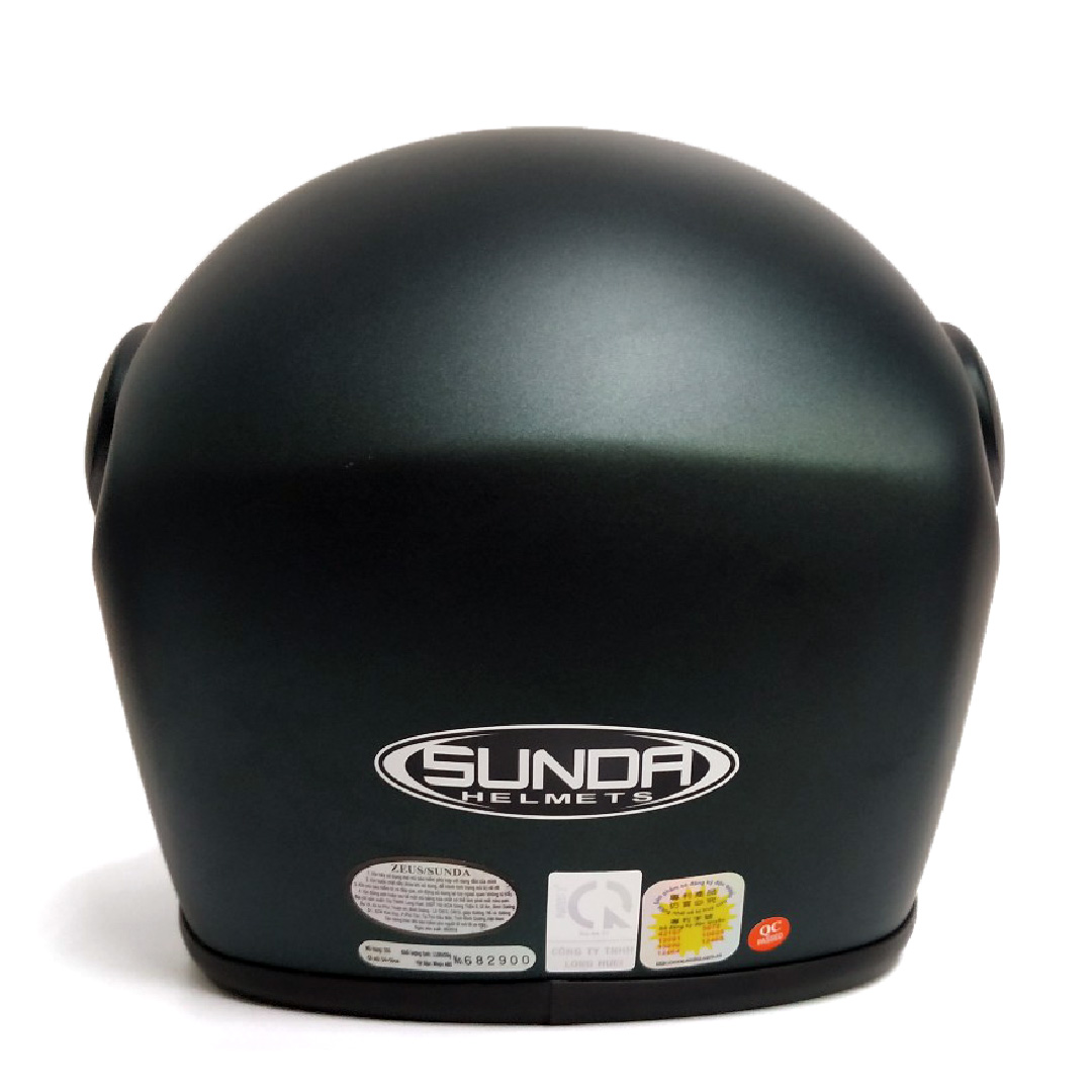 Mũ bảo hiểm fullface hàm SUNDA 555 trơn