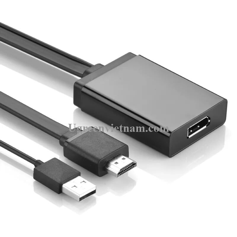 Cáp chuyển HDMI to Displayport Ugreen 40238 cao cấp- Hàng chính hãng