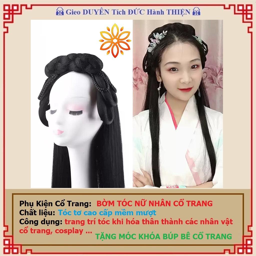 Bờm tóc cổ trang nữ nhân mềm mịn - PHONG THỦY LIÊN HOA