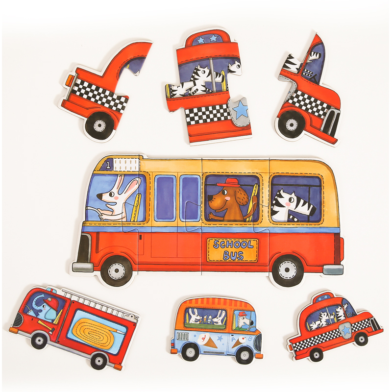 Đồ chơi ghép hình Mideer Puzzle MD0077 – Giao thông
