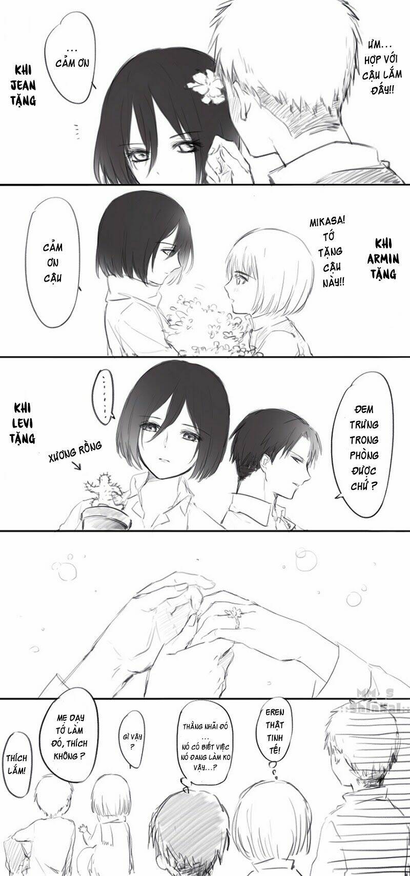 tấn công người khổng lồ - doujinshi eren x mikasa chapter 24 2