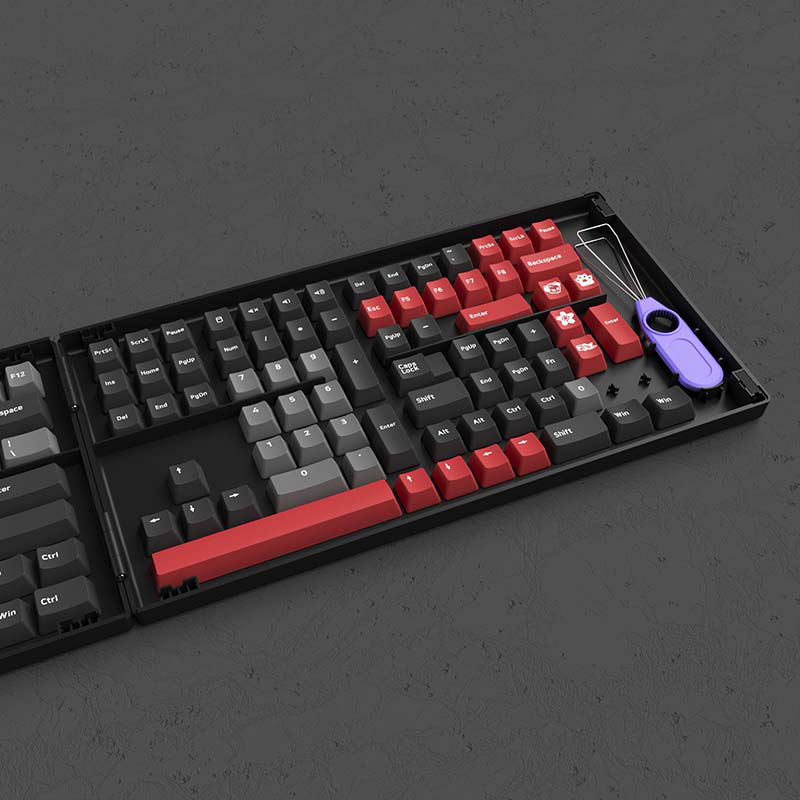 Nút Bàn Phím Cơ AKKO Keycap Set - Psittacus (Cherry Profile) - Hàng Chính Hãng