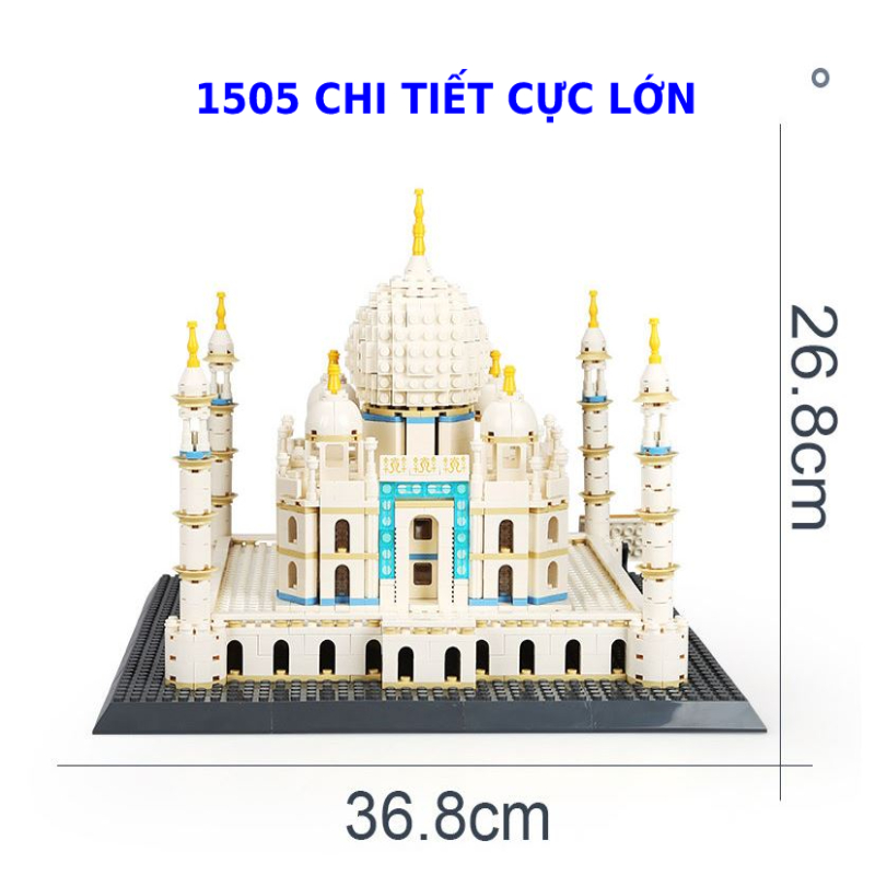 Đồ chơi Lắp ghép Xếp hình Công trình kiến trúc Kì quan Thế Giới Giúp Trẻ Phát triển trí tuệ