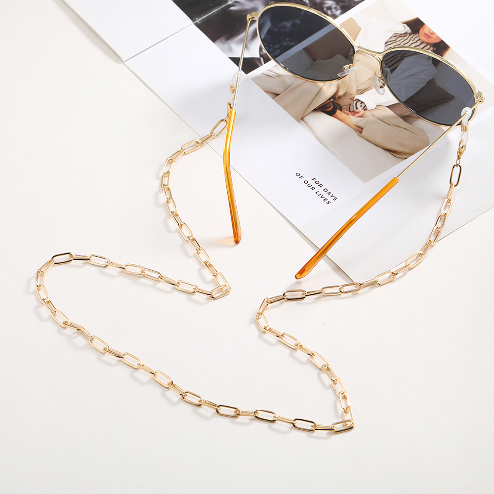 Chain kính dây kim loại đeo gọng giữ kính phong cách Âu Mỹ hợp thời trang hot trend cá tính