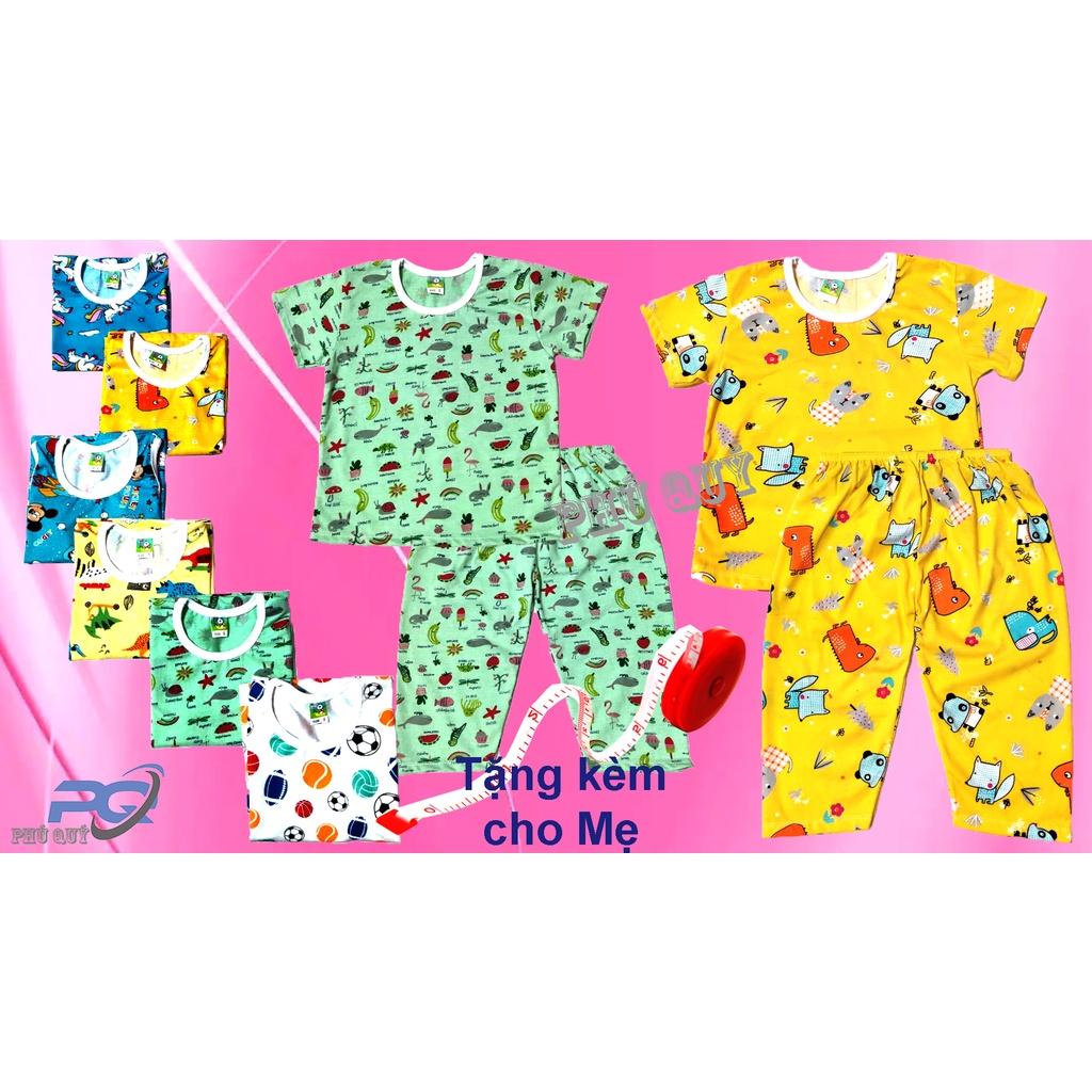 Đồ Bộ Sát Nách Cổ Tròn Thun Cotton cho Bé