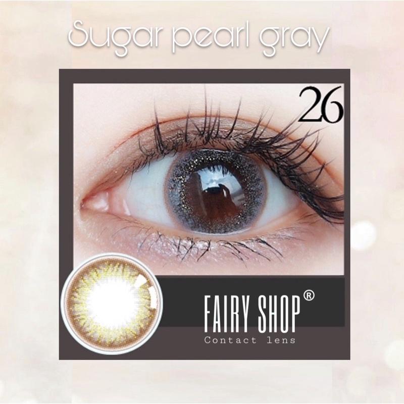 Kính Áp Tròng Sugar Pearl Gray cao cấp 14.0mm - Kính Áp Tròng FAIRY SHOP CONTACT LENS độ 0 đến 6