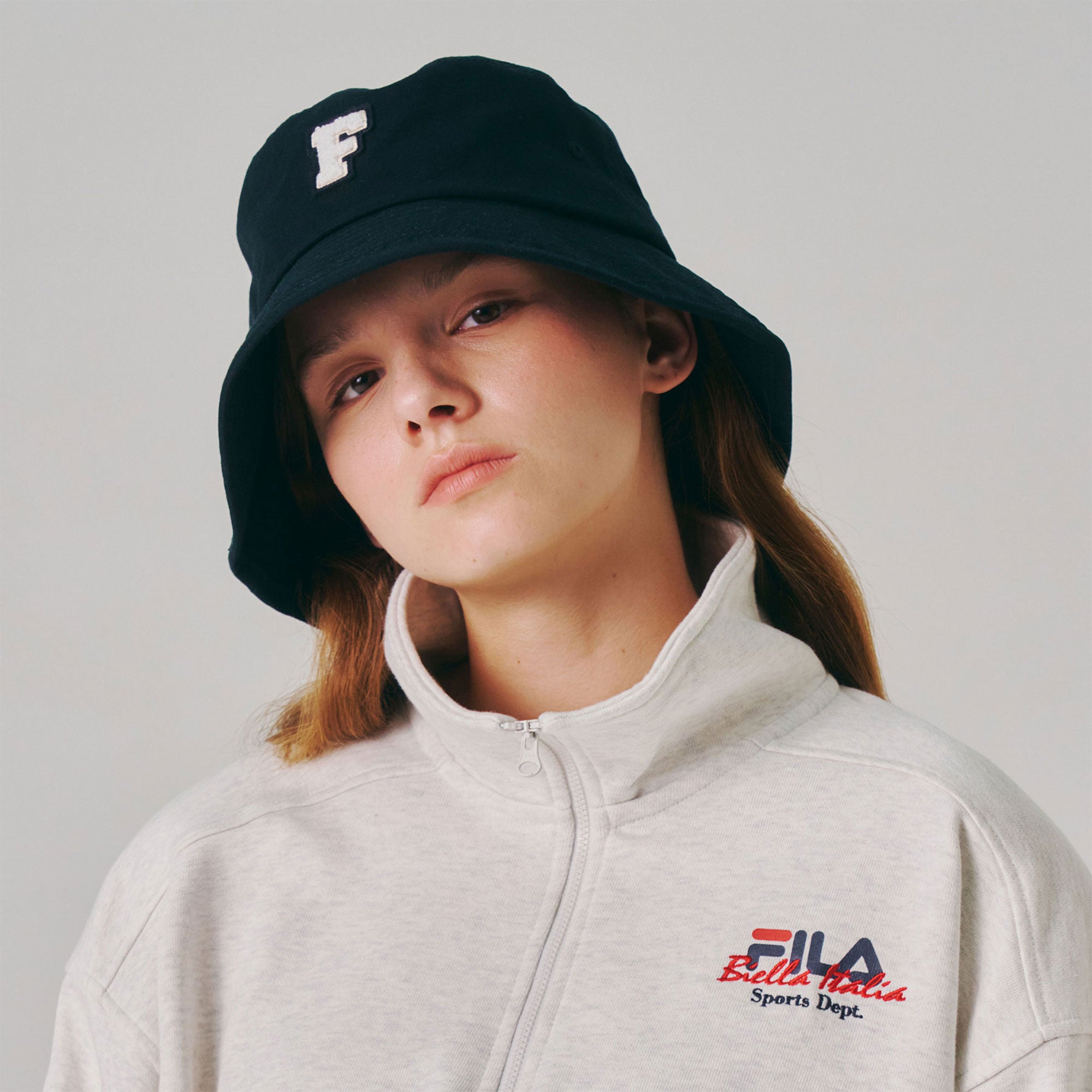 Nón thời trang unisex Fila Felt F Logo - FS3CPE6341X-INA