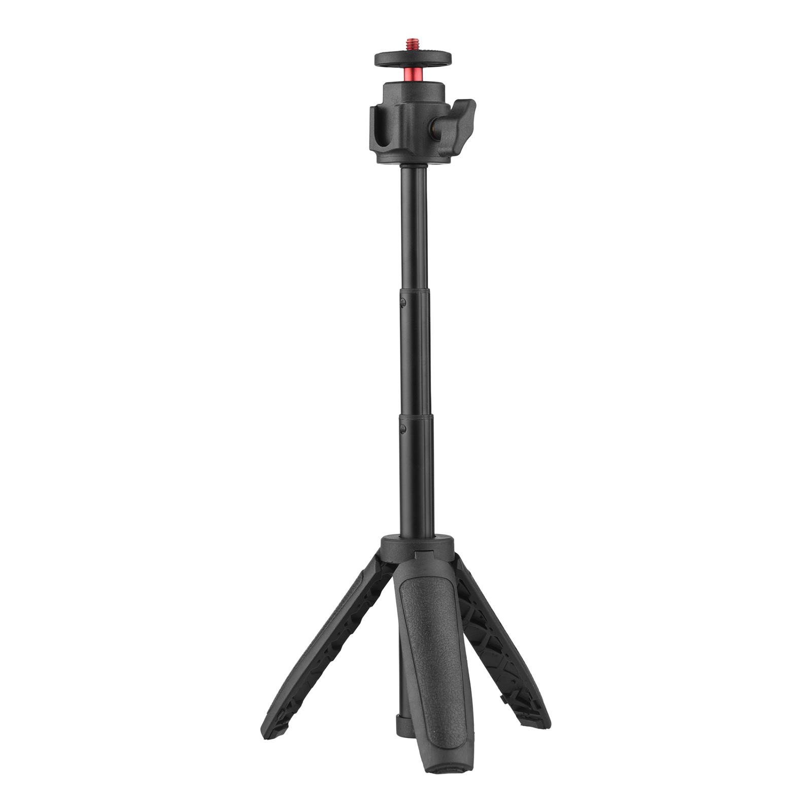Lightweight Portable Tripod Extendable Tripod Stand Handle Grip with Adjustable Height for Phone Camera Selfie Video