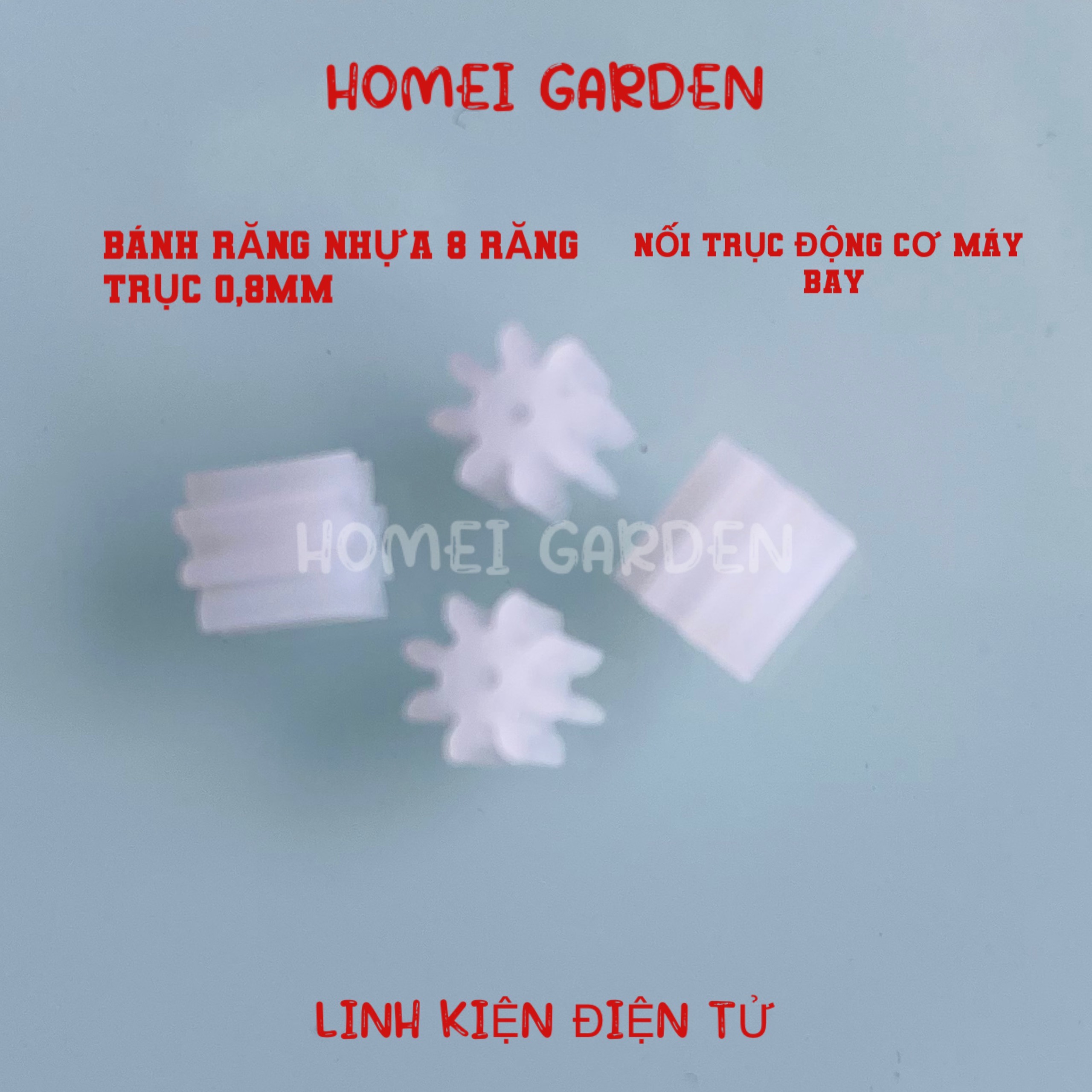 Bánh răng mini 8 răng trục 0,8mm nối trục động cơ máy bay điều khiển DIY hàng mới 100% - HM0176