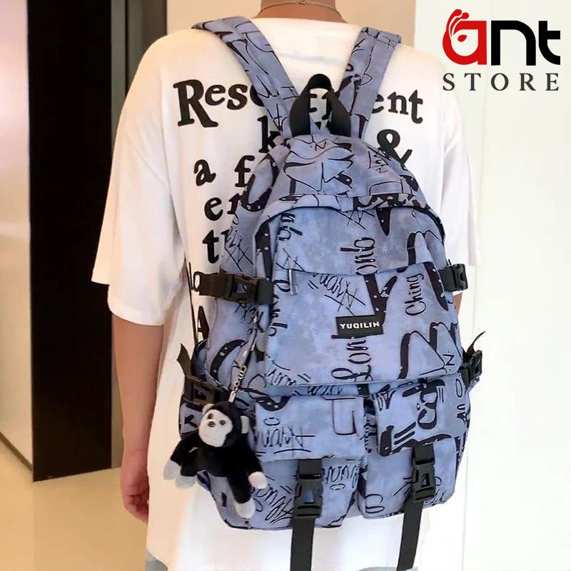 Balo Ulzzang Hàn Quốc phong cách đường phố trẻ trung năng động. Balo đi học, đi chơi có sức chứa lớn, không thấm nước