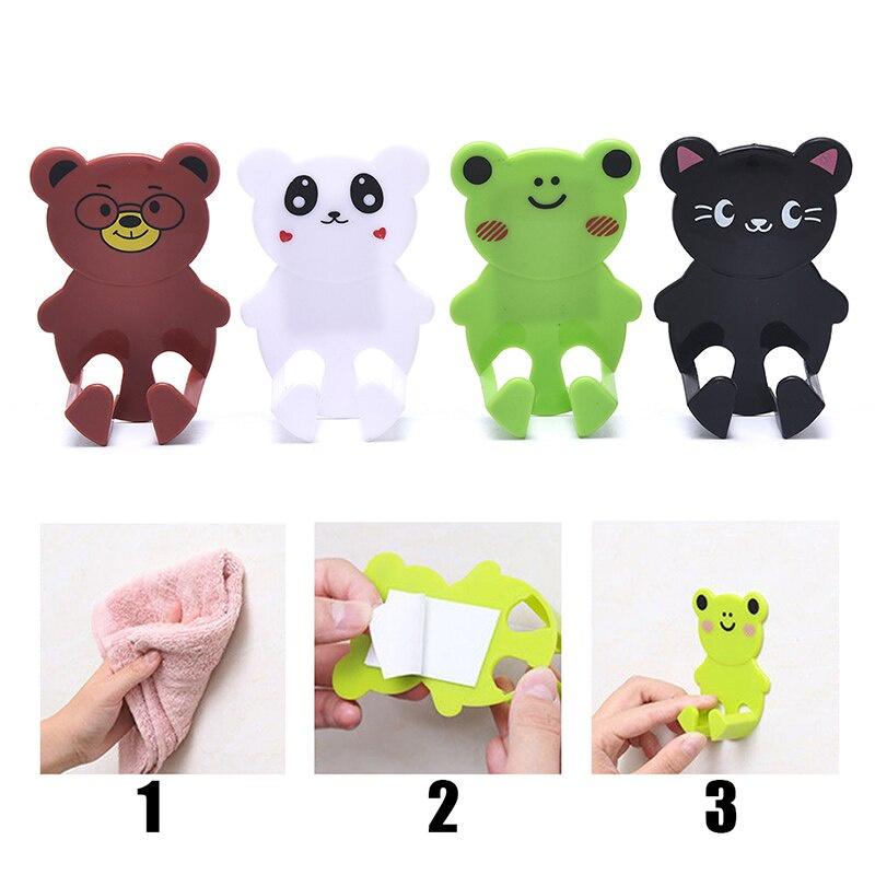 1 Móc Treo Đồ Bằng Nhựa Abs Chất Lượng Cao Hình Hoạt Hình Đáng Yêu