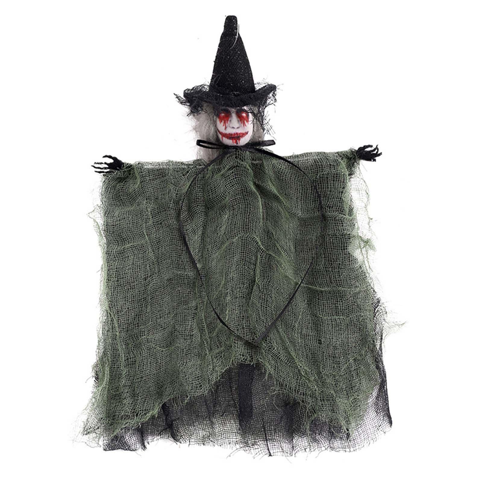 3 Pieces Halloween Hanging Witch Decorations Decorative for Garden Lawn Yard