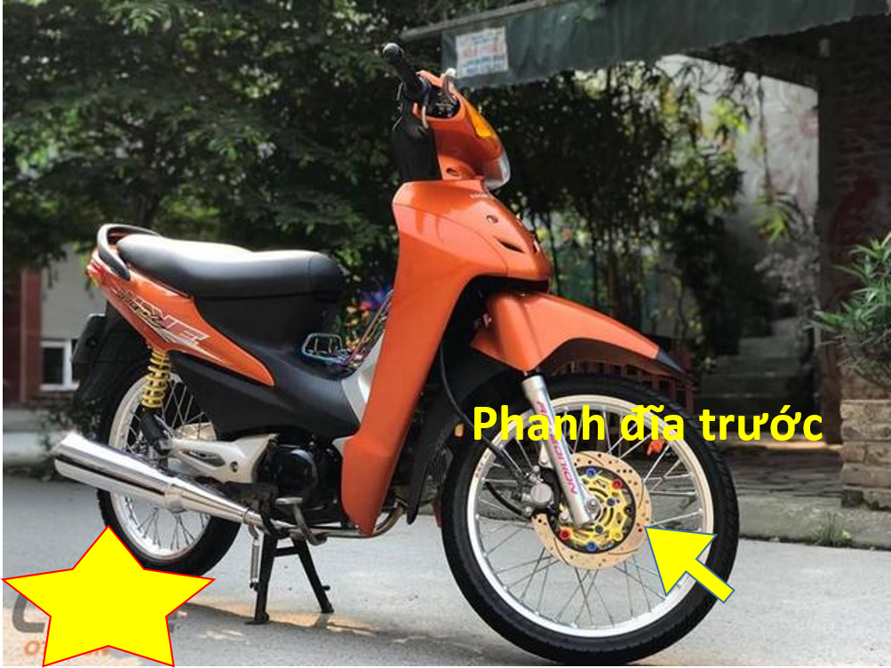 Fuil Dàn áo xe dành cho xe Wave A 100 -Wave RS 2008 -Wave s100 -Wave 50cc -wave đời 2006 đến 2016 MÀU CAM -nhựa trắng nguyên sinh ABS - CÓ TEM