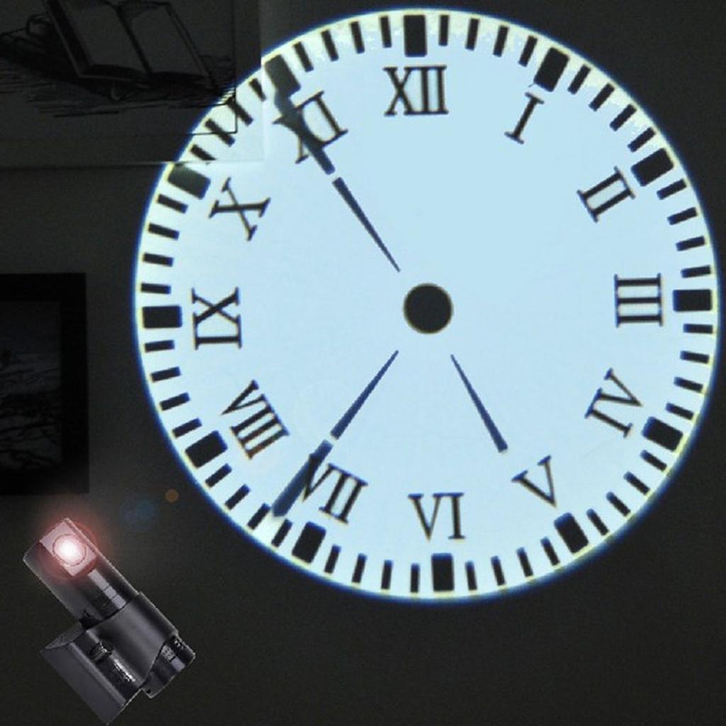 Desk clock with LCD projection Alarm Clock Time EU Plug
