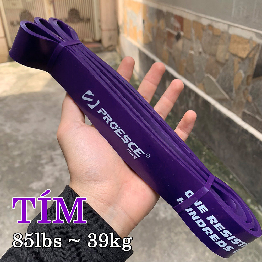 DÂY KHÁNG LỰC TẬP GYM POWERBAND CHÍNH HÃNG PROESCE HỖ TRỢ TẬP GYM, LÊN XÀ