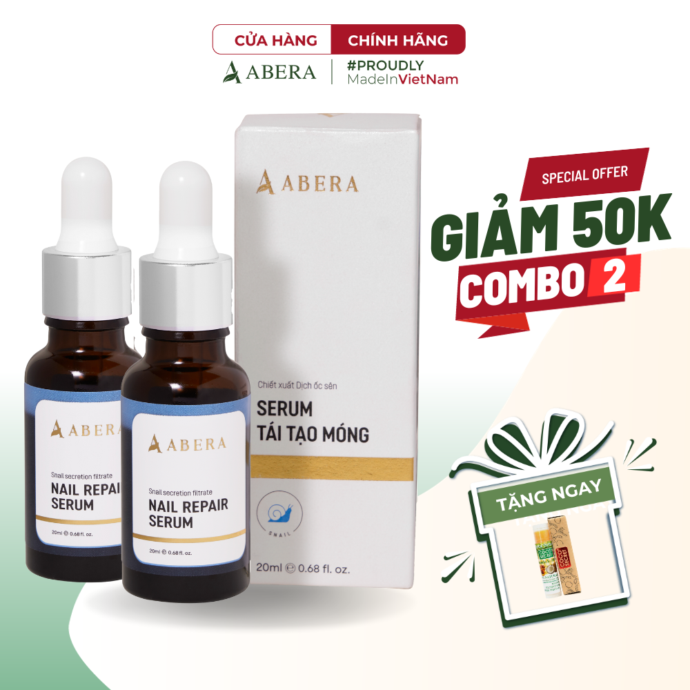 [Combo] Serum Phục Hồi Móng ABERA Dưỡng Móng NAIL REPAIR Giải Pháp Chăm Sóc Móng Tối Ưu