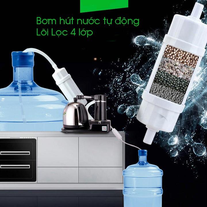 Bộ ấm đun và tự động bơm nước pha trà tại bàn SEKO S4, công suất 1360w, dung tích 1 lít