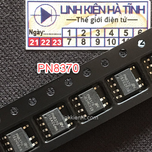 Túi 5 con ic nguồn PN8370 Sop-7 mới