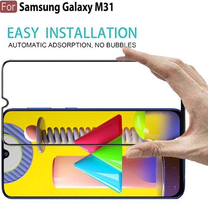Kính Cường Lực cho Samsung Galaxy M31 Full Màn Hình