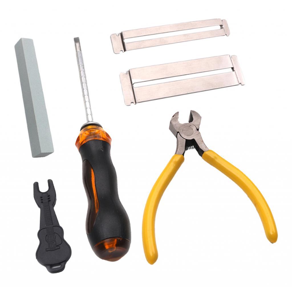 Guitar Tool Kit: Fret Protector + Fret Pull + Leveling File + Tuning Screwdriver