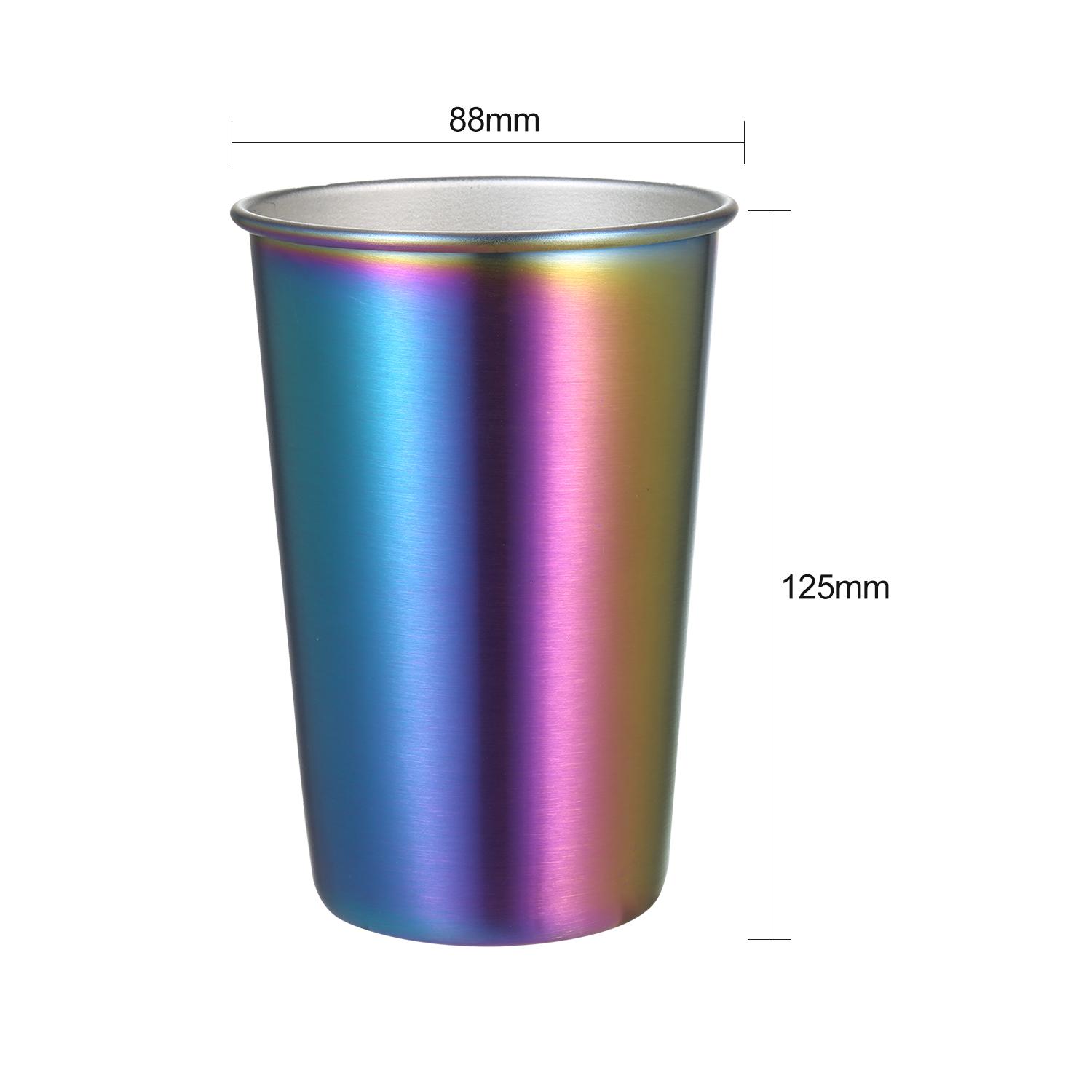 5 Cốc bằng thép không gỉ 500ML cho Quầy bar Tiệc cà phê