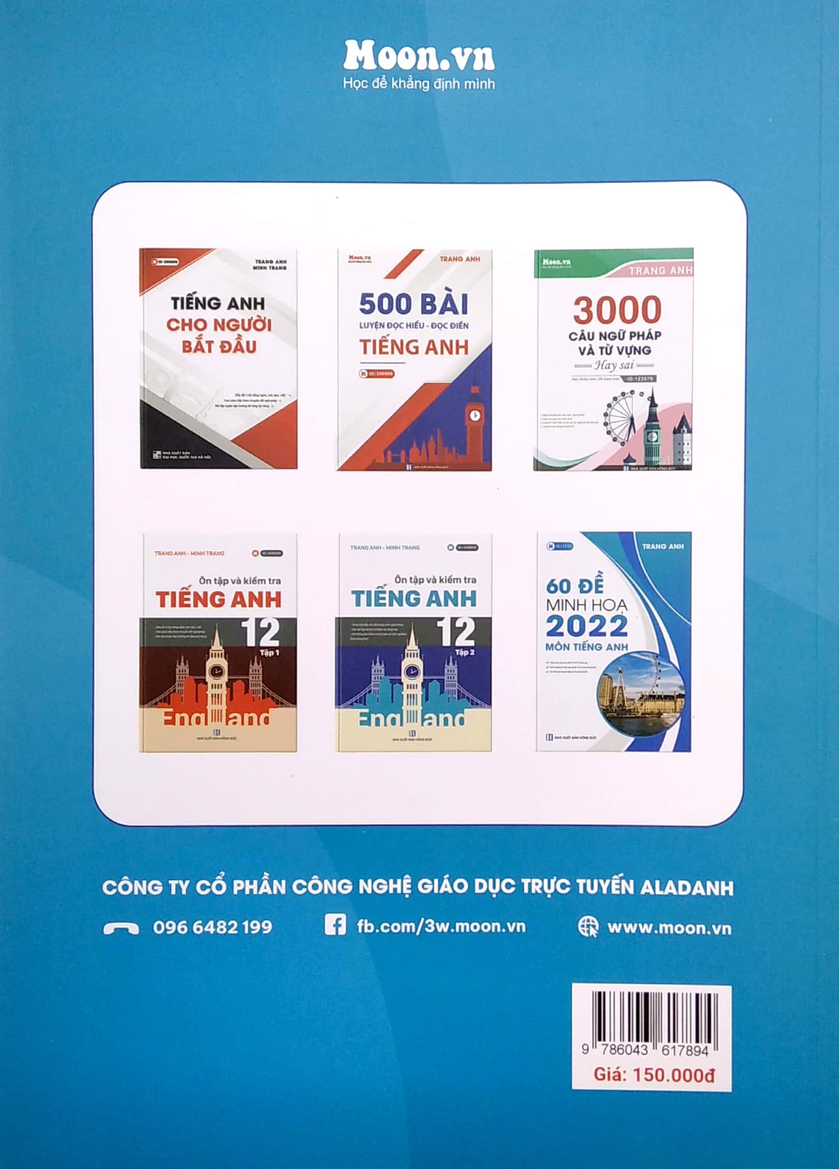 Tổng Ôn Ngữ Pháp Tiếng Anh Tập 1 + Tập 2