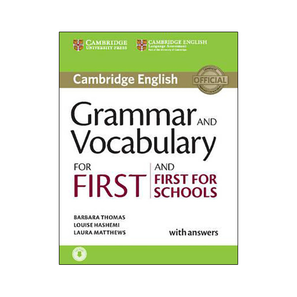 Grammar and Vocabulary for First and First for Schools Book with Answers and Audio