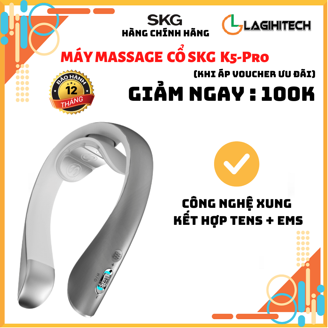 Máy Massager cổ SKG K5-PRO