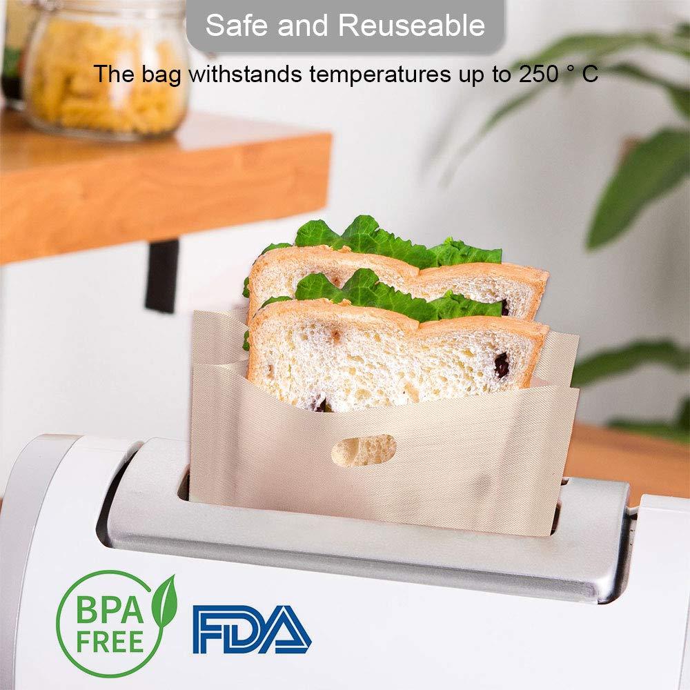 15 Cái Túi Nướng Bánh Mì Túi Nướng Bánh Mì Có Thể Tái Sử Dụng Túi Nướng Chịu Nhiệt Độ Cao Cho Máy Nướng Bánh Mì, Lò Vi Sóng, Lò Nướng, Vỉ Nướng