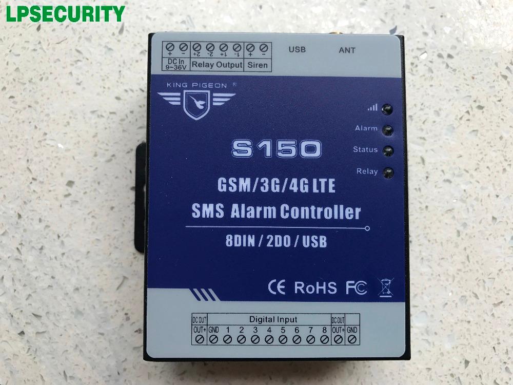 Bộ điều khiển GSM RTU thông minh Bộ điều khiển plc S150 với bộ điều khiển báo động công nghiệp gsm Android/ios APP và rơle 8I/2O