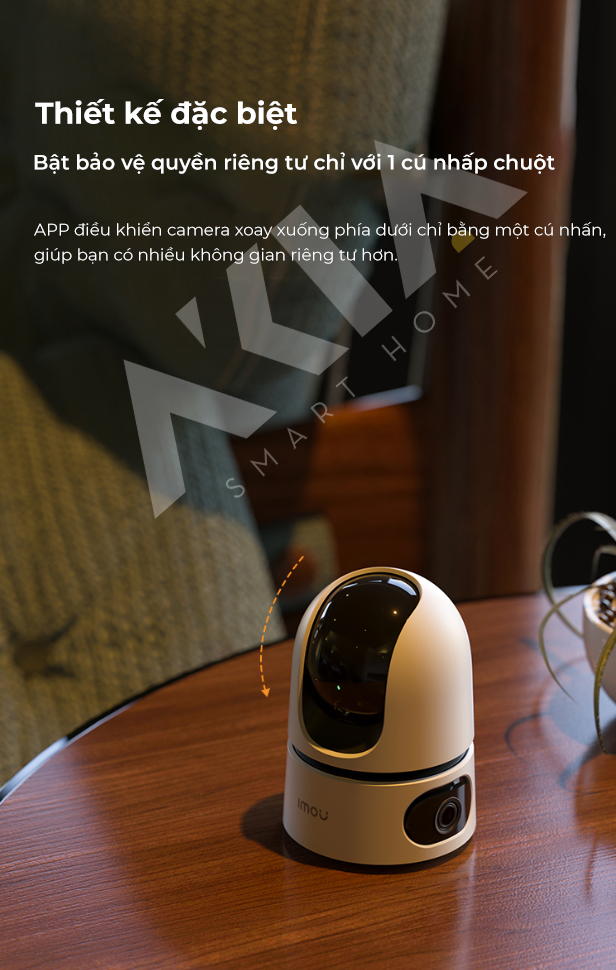 Camera Imou Ranger Dual 6MP - Camera kép trong nhà, Đàm thoại 2 chiều, Có màu ban đêm - Hàng chính hãng