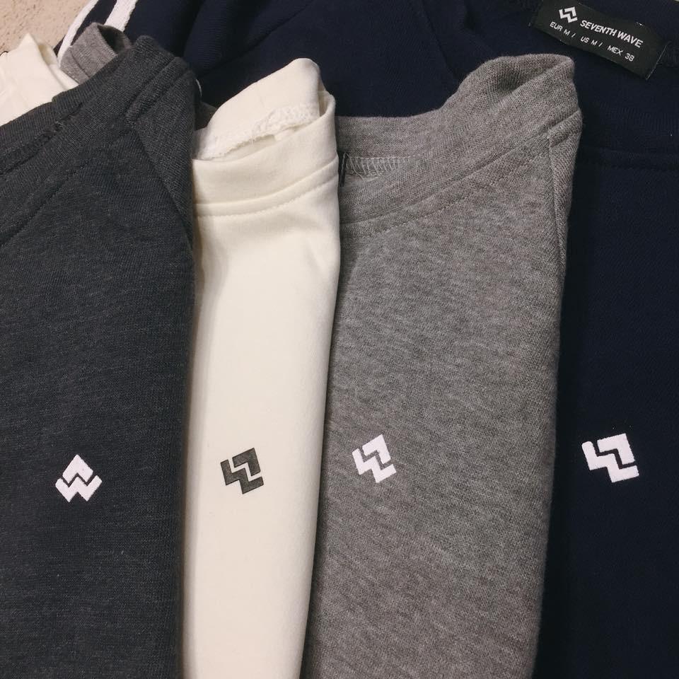 Áo Sweater nam nữ 2 sọc logo seven City Cycle - Áo nỉ dài tay Unisex Local Brand