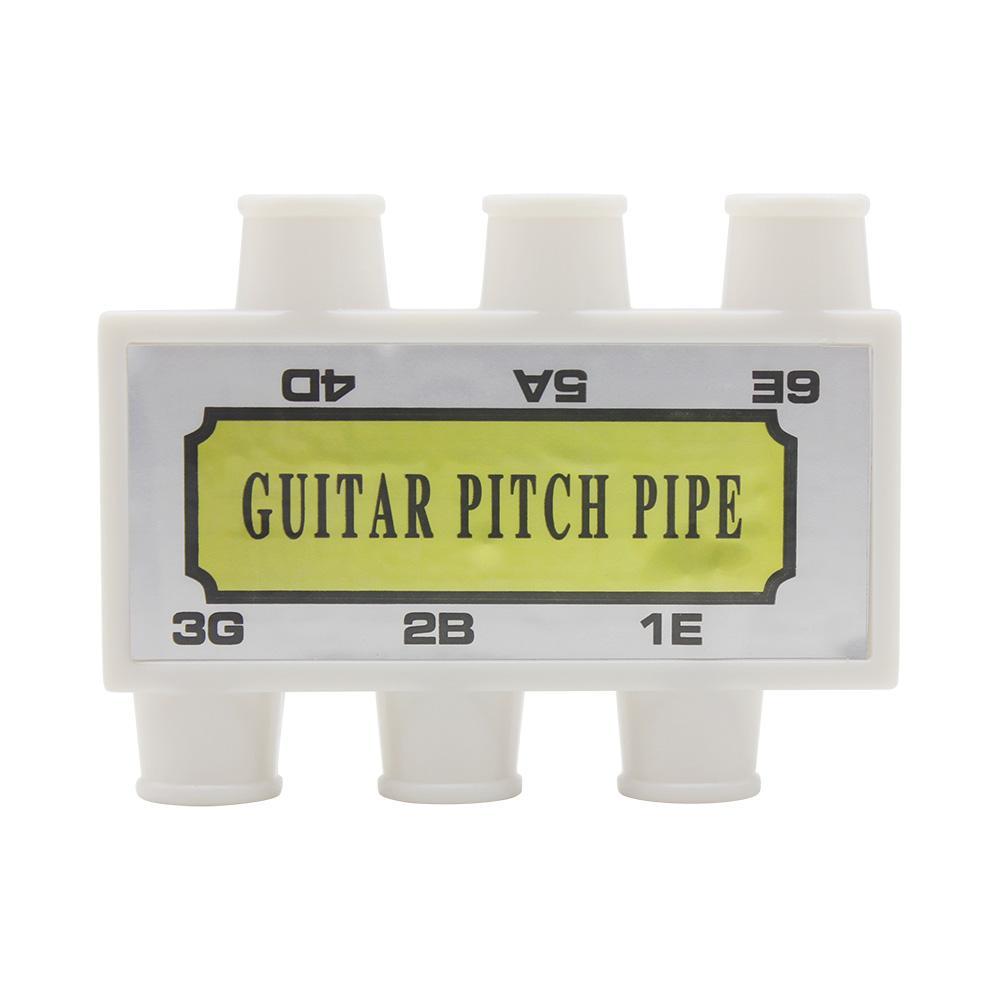 Set of 6 Tones Notes Pitch Pipe and 6pcs Replacement Strings for Acoustic Guitar Accessory