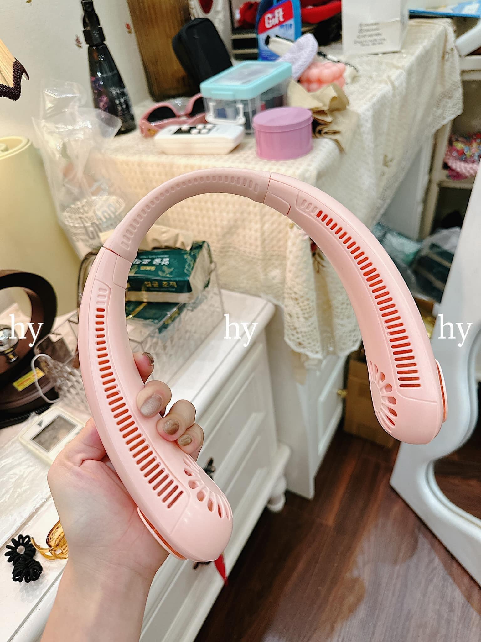 Quạt Quàng Cổ Không Cánh Hình Thú Siêu Cute - Hàng Chính Hãng