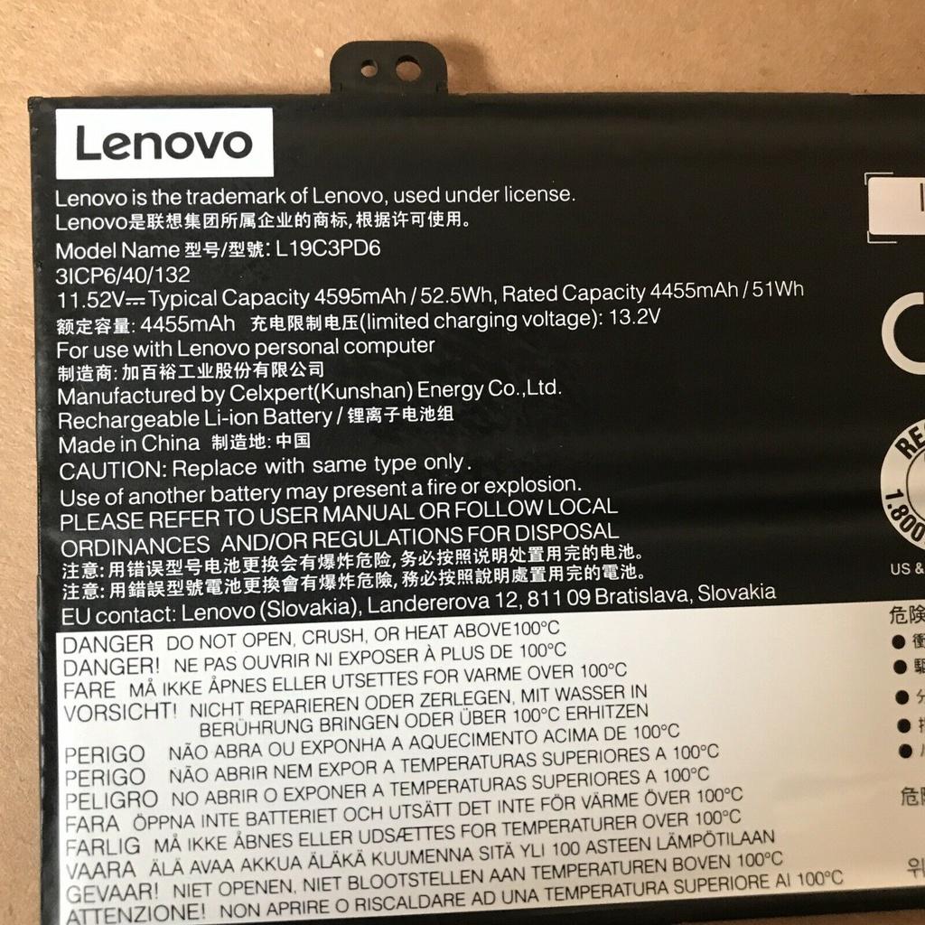 Pin Dùng Cho Laptop Lenovo IdeaPad Flex 5 5B10X49072 SB10X49076 14ARE05 14IIL05 L19D3PD6 L19M3PD6 L19C3PD6 Battery