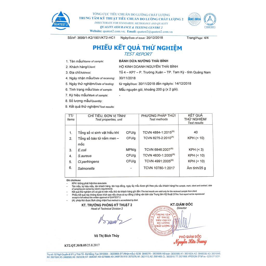 Đặc Sản Quảng Nam - Bánh Dừa Nướng QuảNg Nam 180G, Đặc Sản Bánh Dừa Nướng Quảng Nam Thương Hiệu Thái Bình