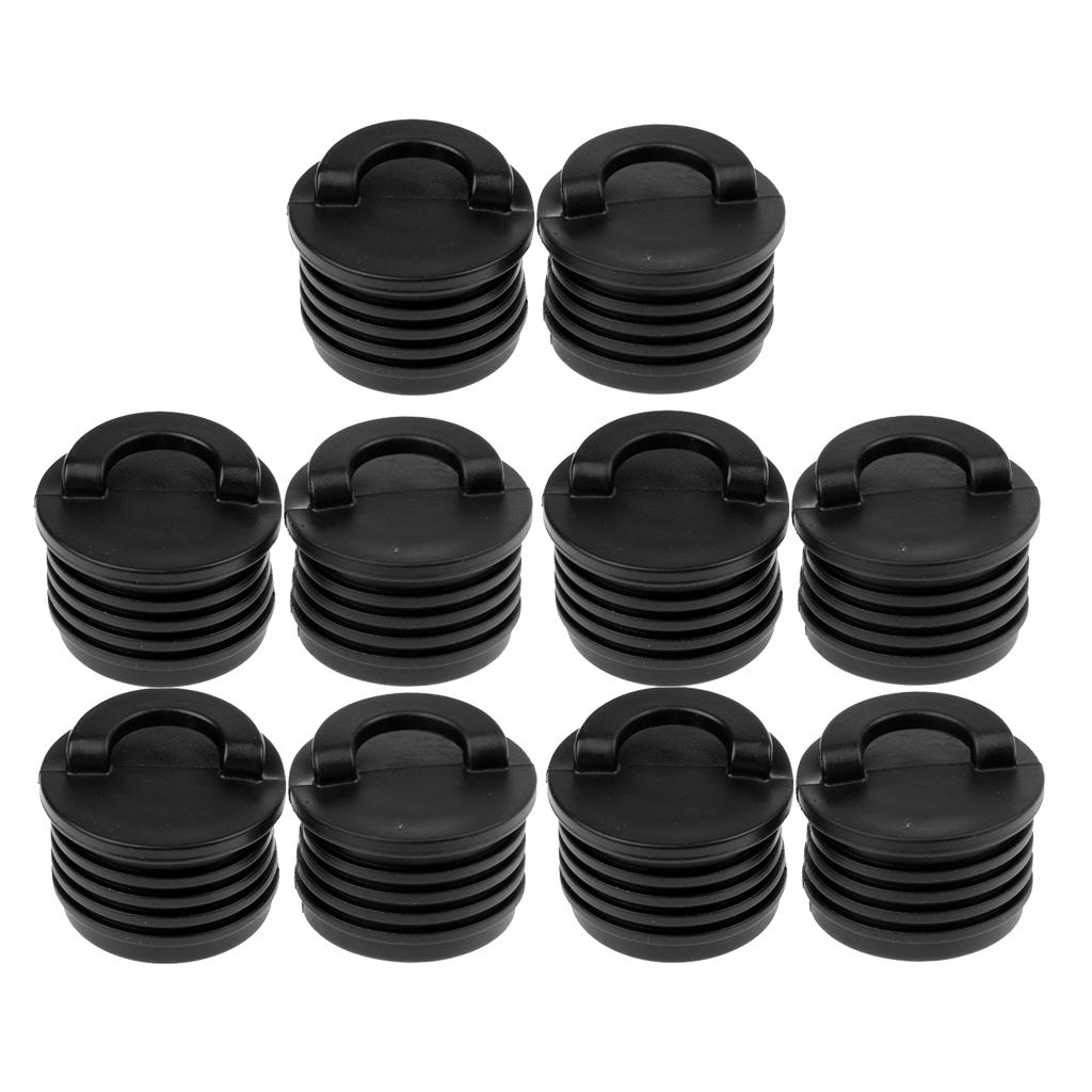 10Pcs Kayak Marine Boat Dinghy Yacht Scupper Stopper Drain Plugs Parts
