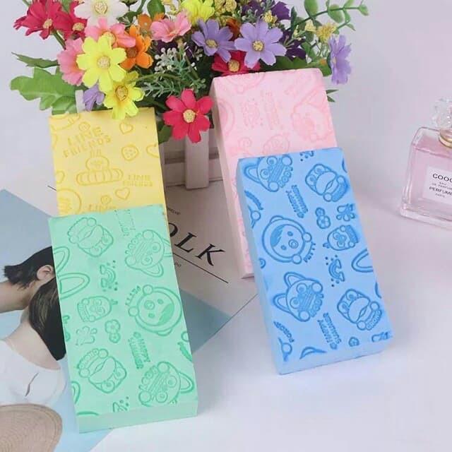 Bông Tắm Kì Ghét Tạo Bọt Biển, Tẩy Tế Bào Chết - Mút Tắm Kì Ghét Siêu Mềm Mại